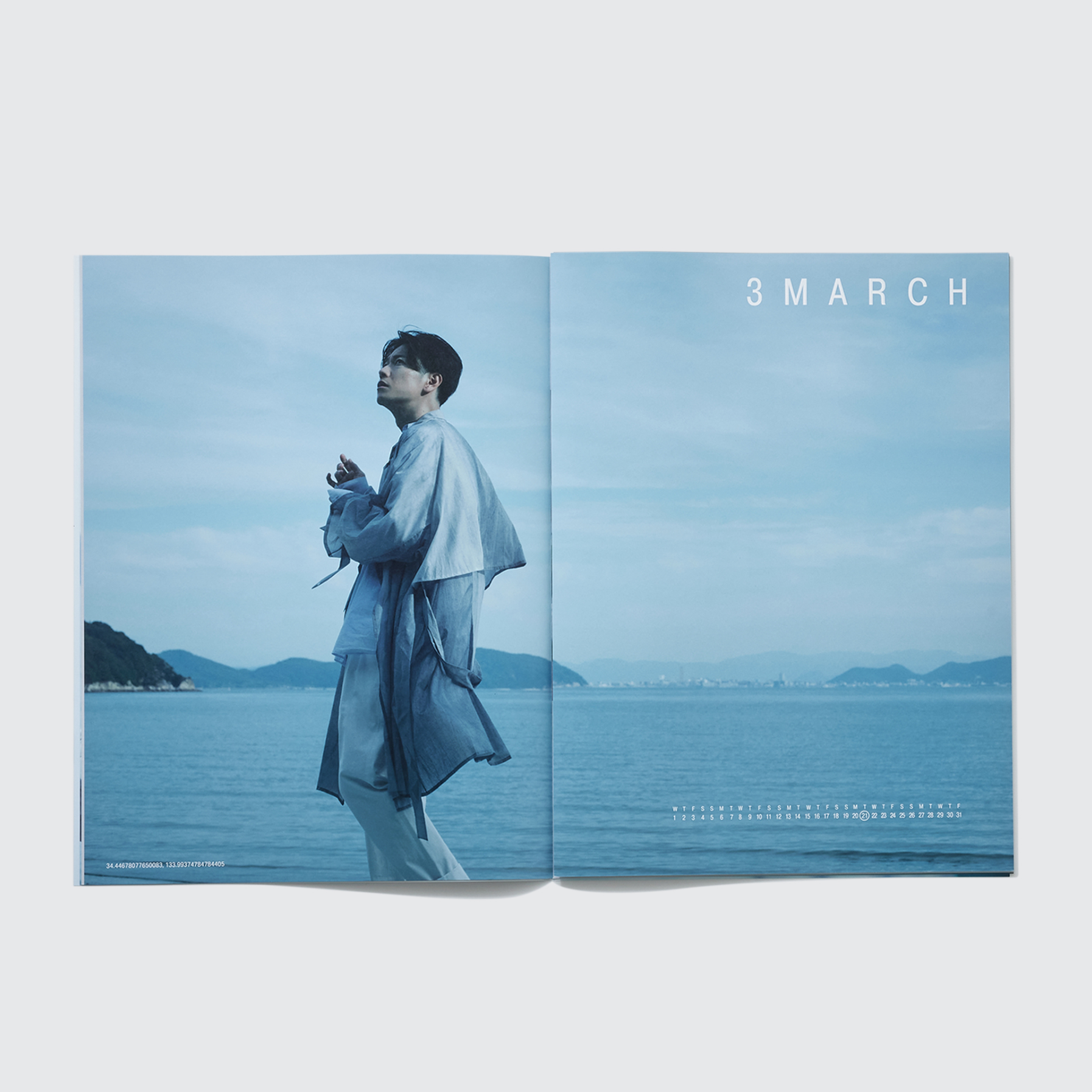 Takeru Satoh Travelogue Calendar<br class='u-sp'> “Origin”(2022)