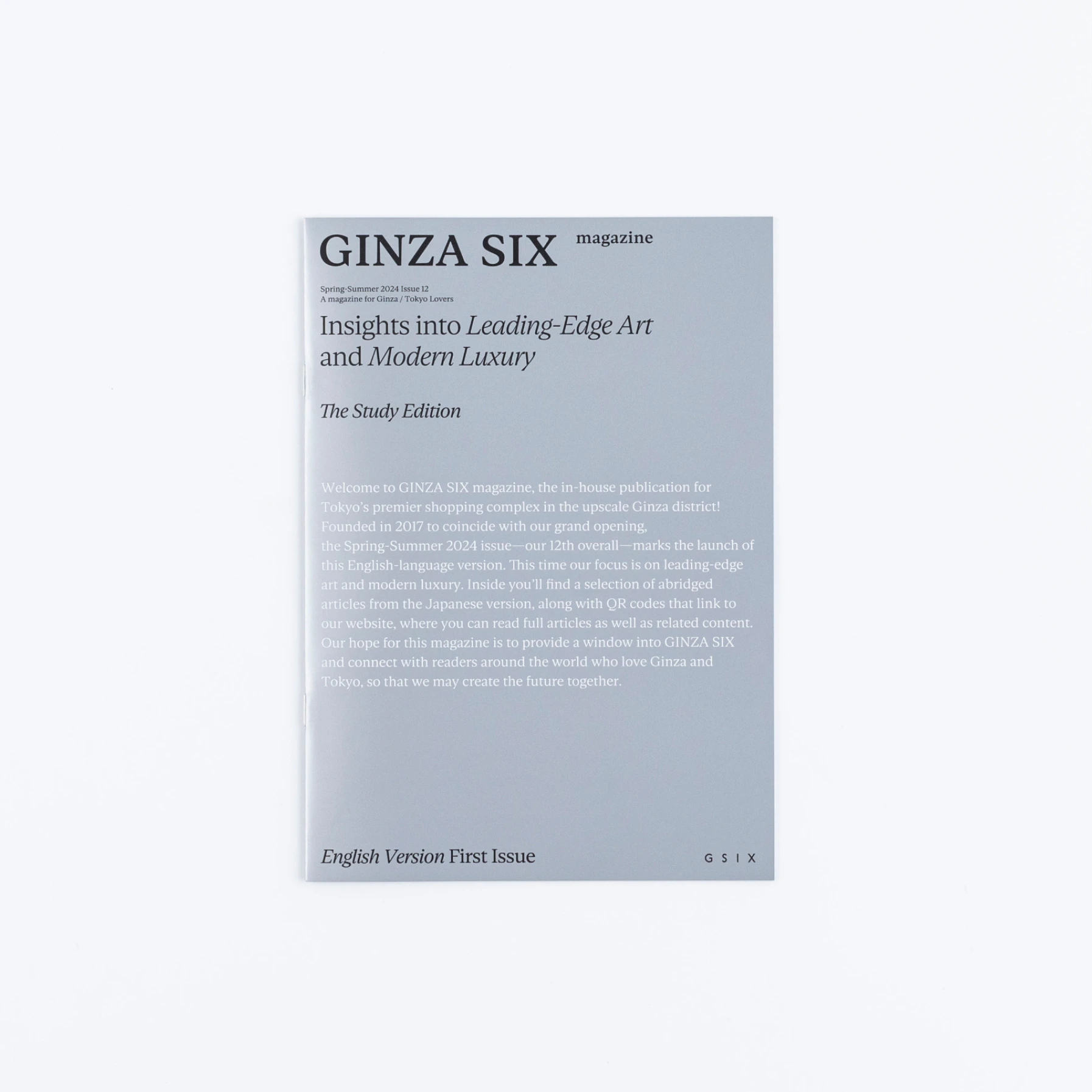 GINZA SIX magazine Spring-Summer English Edition(2024)